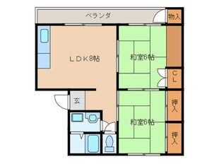 コーポ伊藤の物件間取画像